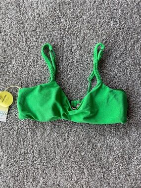 Maaji Green Reversible Swim Top